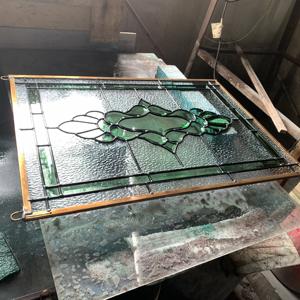 Inserts <span class=keywords><strong>de</strong></span> porte en verre décoratifs colorés <span class=keywords><strong>de</strong></span> style fer forgé faits <span class=keywords><strong>à</strong></span> la main, 18 mm 20 mm, vente chaude, nouveau design - Product Image 4