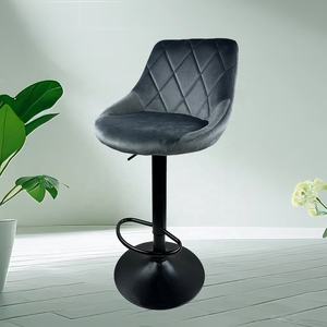 Silla de Bar Ajustable de Diseño Moderno, Taburete Giratorio Blanco para Cocina, Taburete Alto sin Brazos para el Hogar - Product Image 2