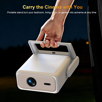 Projecteur de télévision intelligent portable CRE F1 1080P Android VIDAA avec mise au point automatique, support gimbal 360°, utilisation intérieure/extérieure