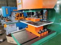 Máquina Combinada de Punzonado y Corte Hidráulica Verde Q35Y-30 de la Marca CNCColgar, Certificada por la CE, con Soporte Postventa
