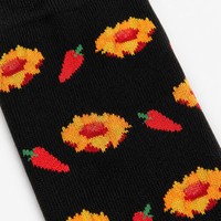 Chaussettes de sport décontractées en spandex pour femmes avec logo, idéales pour l'automne