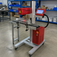 Codeur laser à fibre pour le marquage de précision des composants électroniques, puces IC et cartes de circuits imprimés, machine de type split 1064 nm
