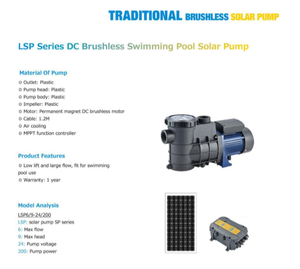 <span class=keywords><strong>Pompe</strong></span> de circulation d'eau de <span class=keywords><strong>piscine</strong></span> solaire 1 CV en promotion, garantie OEM 1 an - Product Image 3