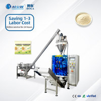 Máquina Empacadora Vertical Automática de Alta Velocidad para Harina de Grado Alimenticio, Leche en Polvo, Bolsas Multicolores/Envoltura de Película, Etiquetado y Empaquetado