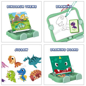 Tablero de escritura de plástico educativo para niños, juguete de pintura para niños, tablero de dibujo magnético creativo - Product Image 3