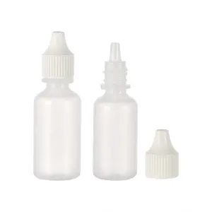 高品质15毫升塑料空精油洗发水纹身墨水瓶挤压瓶LDPE滴管瓶
