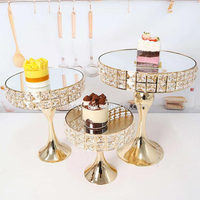Support à gâteau de mariage occidental de luxe réutilisable, idéal pour les buffets de desserts, les présentations et la décoration de la maison, décorations de gâteaux de mariage
