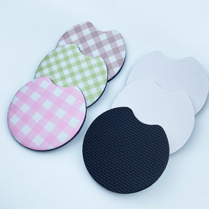 Posavasos Circular Personalizado <span class=keywords><strong>de</strong></span> Neopreno para Coche, Antideslizante, para Sublimación, <span class=keywords><strong>Precio</strong></span> al por Mayor para Fábrica, Oficina, Hotel, Cocina - Product Image 1