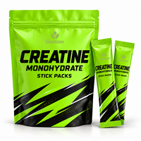 Créatine en Poudre en Gros Gentian – Créatine Monohydrate en Sachets Individuels Refermables pour Emballage de Marque