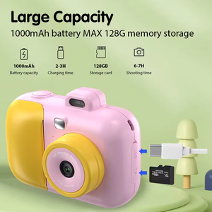 2.7K 1080P HD Mini anında kağıt kamera çocuklar dijital anında baskı kamera CMOS görüntüleme TF çocuklar için mükemmel fotoğraf hediyeler - Product Image 3