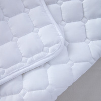 Ensemble de draps de lit d'hôtel en gros, housse de lit rafraîchissante et imperméable, protège-matelas, chambre à coucher, ensemble de draps de lit blancs en gros pour lit Queen