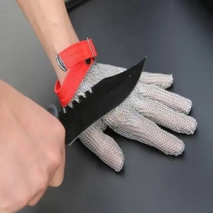 Guantes de Acero Inoxidable Directo de Fábrica para Carnicero, Resistentes a la Abrasión y de Alta Resistencia a la Tracción para Cortar Carne - Product Image 3