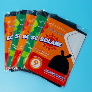 ถุงขยะดำแบบใช้แล้วทิ้งขนาด 72 ลิตร พับได้ ผลิตตามสั่ง ขนาดจัมโบ้ ผลิตจากพลาสติก LDPE ย่อยสลายได้ ผลิตโดยผู้ผลิตถุงพลาสติกสีดำขนาด 39 แกลลอน - Product Image 5