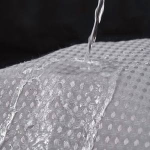 <span class=keywords><strong>Rideau</strong></span> de <span class=keywords><strong>douche</strong></span> à motif gaufré en <span class=keywords><strong>nid</strong></span> <span class=keywords><strong>d</strong></span>'<span class=keywords><strong>abeille</strong></span> imperméable et translucide à double couche avec anneaux sans crochet - Product Image 4