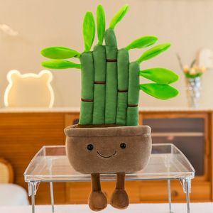 Juguetes de plantas suculentas suaves, muñeco en maceta, tulipán, carnosidad, dragón, Barba, árbol, jacinto, Campanilla, piña, Cactus, decoración de estantería para habitación - Product Image 6