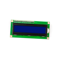 شاشة LCD من نوع Robotlinking 16X2 1602 16*2 مع إضاءة خلفية زرقاء وقابلة للحام