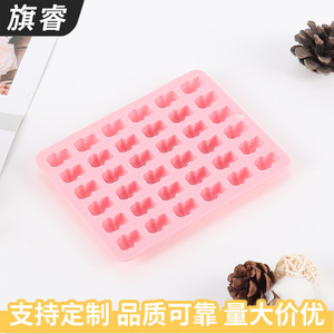 <b>Cute</b> <b>Bear</b> Silicone Mold 36 Piece Pink For Chocolate Fondant Cake Decoration - Product Image 4