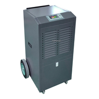 Déshumidificateur portable 100-150L/D pour restaurant, cuisine et salle à manger avec système de dégivrage automatique
