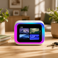 Altavoz Inteligente KSN Tf26 con Asistente de Voz IA, Fondo de Pantalla Personalizado, Pantalla LED RGB, Función de Llamadas Bluetooth, Reloj Despertador de Escritorio de 5W