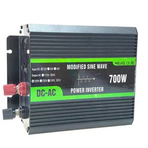 Inversor de Corriente Continua a Alterna de 700W, Onda Sinusoidal Modificada, Entrada de 12V 24V 48V, Salida de 220V, Convertidor de Energía Solar - Product Image 1