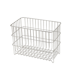 304 Stainless Steel Mesh Storage Basket Rectangle <b>Large</b> Capacity Kitchen Organizer Desktop Fruit Storage Basket - Product Image 3