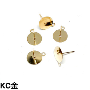 Round Bottom Flat Earring <b>Pins</b> Iron Plated Gold Silver White Jewelry Findings For Earrings Bracelets Yiwu Origin - Product Image 2