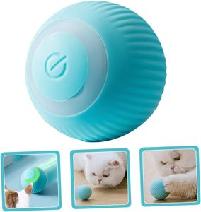 Electric Eco-Friendly ABS+Silicone Cat Toy Self-Moving Smart <b>Ball</b> Automatic Rolling Interactive Play for Cats & <b>Dogs</b> - Product Image 1
