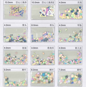 Silberne Mittelfinger-Gesten, holografische Pailletten, Glitzer – Festival, Rave, Schönheits-Make-up, Gesichts-, Körper- und Nagelkunst-Dekoration LB100 - Product Image 5