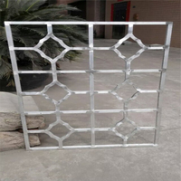 Grilles de sécurité décoratives en aluminium découpées au laser pour fenêtres, conception personnalisée pour maisons, panneaux métalliques découpés au laser