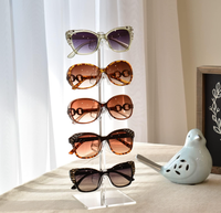 Prix de gros Présentoir commercial en acrylique Présentoir pour lunettes