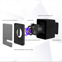 Haut-parleur Mini 2.0 LED RVB coloré en gros d'usine pour ordinateurs portables, tablettes, PC et smartphones – Idéal pour le jeu