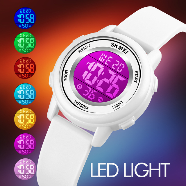 Sport Watch for Men Kids Electronic Movement Good Quality Multi-function LED Double Display Waterproof Digital Watches SKMEI1721
