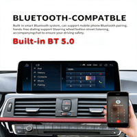 Radio para Auto con Android 14 para BMW F30 F31 F32 F36 NBT EVO 2013-2019, Pantalla de 10.25"/12.3", GPS Integrado, Reproductor MP3 Estéreo con CarPlay y DSP
