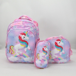 दोपहर के भोजन बॉक्स पेंसिल केस के साथ <span class=keywords><strong>3</strong></span> स्कूल बैग - Product Image 6