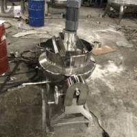 Huashang Custom 300 L Elektrische Kookketel Tomatenpuree Dubbelwandige Ketel Voedselverwerkingsmachines Dubbelwandige Ketel