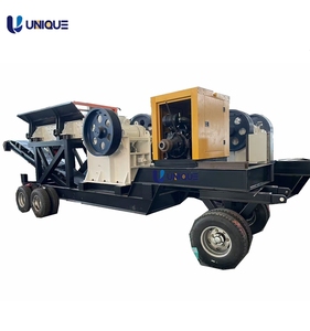 Concassage à percussion de mâchoire de minerai de gypse de carrière intégrée et prix d'usine de machine de fabrication de sable pour le concasseur de pierres mobile - Product Image 2