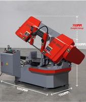 Scie à ruban automatique neuve pour le recyclage du métal – Moteur de pompe à mécanisme de tension mécanique pour la découpe des métaux