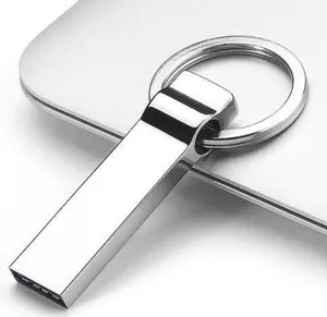 Metall-Schlüsselanhänger USB-Flash-Laufwerke 16 GB 32 GB 64 GB 128 GB Stiftlaufwerk Flash-Speicher USB-Stick U-Diskspeicher