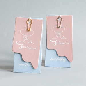 ป้ายแบรนด์สำหรับกระเป๋ารองเท้าสำหรับผู้หญิงสีและรูปร่างแบบกำหนดเองเข็มกลัดกระดาษเสื้อผ้า - Product Image 1