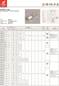 Conector de Cable Tipo Pala Maikasen <span class=keywords><strong>SNB</strong></span> 1.25/2, de Cobre Estañado, 600V, Sin Aislamiento, para Baterías Industriales y Automotrices - Product Image 6