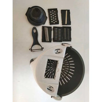 Keuken Multi 7-in-1 Plastic PP Handmatige Mandoline Fruit- en Groentesnijder