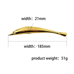 Nhà Máy bán hàng trực tiếp bởi các thương gia đã được xác minh: phụ kiện hợp kim kẽm cầm tay hình cá heo cho túi xách nữ - Product Image 5