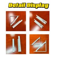 Support mural triangulaire pliable en fer de 1,5 mm d'épaisseur, revêtement poudré, le mieux noté pour la maison