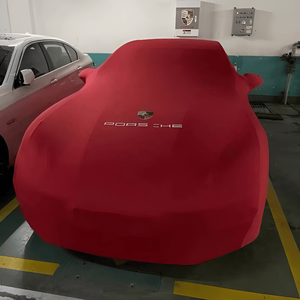 Copertura Auto Personalizzata con Logo <span class=keywords><strong>Porsche</strong></span> in Tessuto Elastico Morbido Impermeabile per <span class=keywords><strong>Porsche</strong></span> <span class=keywords><strong>Taycan</strong></span> 4S Turbo Cross Turismo - Product Image 5