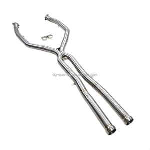 SuperSprint X-Pipe sans résonateurs pour <span class=keywords><strong>BMW</strong></span> M3 E90 <span class=keywords><strong>E92</strong></span> E93 S65 4.0L <span class=keywords><strong>V8</strong></span> Moteur 1.2mm d'épaisseur Tuyau d'échappement en titane - Product Image 1