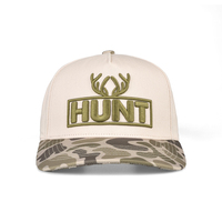 Casquette de baseball en coton camouflage canard, casquette de baseball vintage de haute qualité, casquette de baseball à 5 panneaux brodée pour hommes