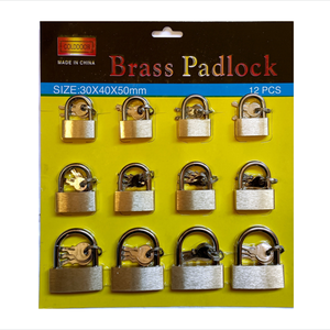 20mm/25mm/30mm * 12 Uds Mini latón Cadeado tipo fino candado de latón Candado Cooper - Product Image 3