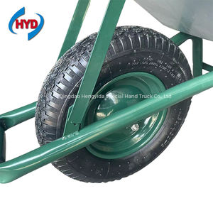 130 किलोग्राम भार क्षमता और 5cbf रेत क्षमता के साथ निर्माण के लिए ग्रीन wb6400 मोटर चालित लोहा और धातु पहिया बैरो - Product Image 4