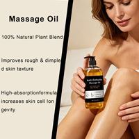 Huile de massage anti-cellulite |   Huile d'aromathérapie naturelle pressée à froid, parfum d'agrumes, pour massage corporel, hydratation de la peau