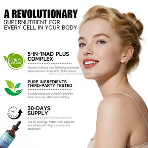 Liposomale NAD+ vloeibare druppels met resveratrol & quercetine - Cellulaire energie, antioxidatieve ondersteuning & <span class=keywords><strong>DNA</strong></span>-gezondheid voedingssupplement - Product Image 3